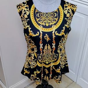 Vintage top, Egyptian looking Very unique great condition no tags